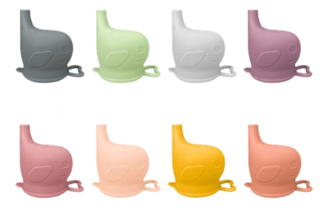 SET 2 TAPAS DE SILICONA PARA TAZAS ANTIDERRAMES BEBE LAU - 6
