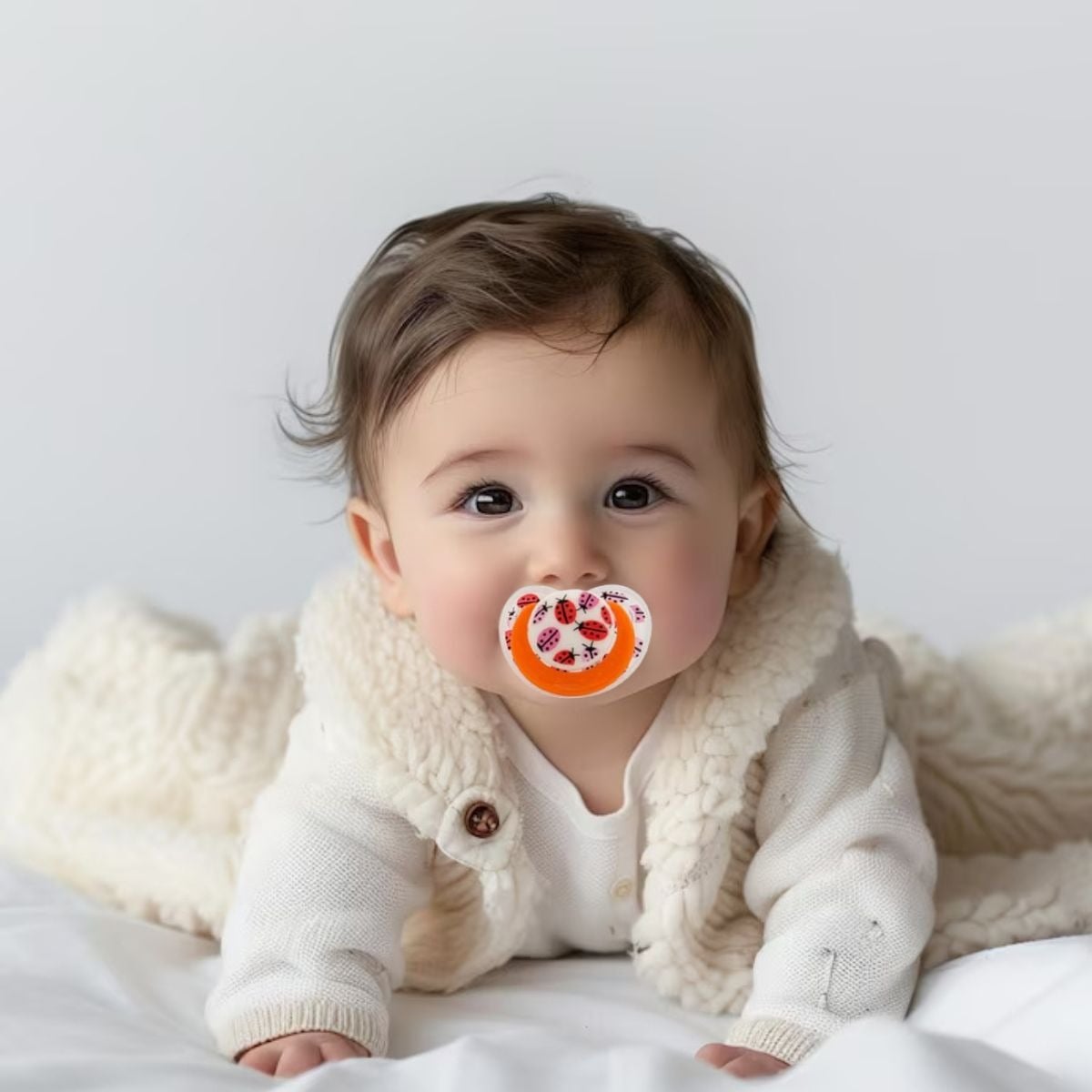 SET 6 CHUPETE ANATOMICO 0-6 M SEGURO COMODO BEBE LAU - 2