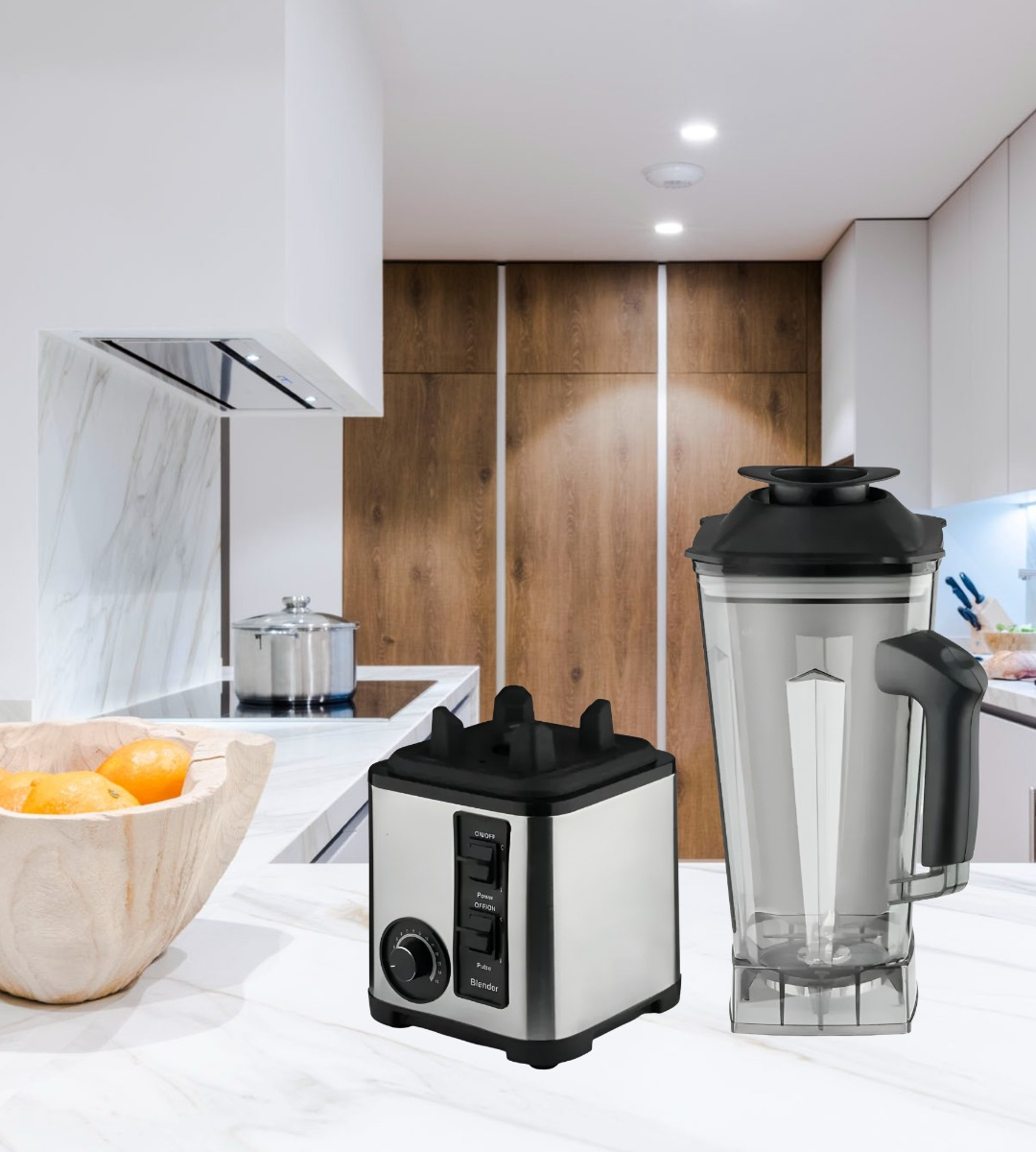 LICUADORA MEZCLADORA 2.5L MULTIFUNCIONAL COCINA HOGAR JHN - 10