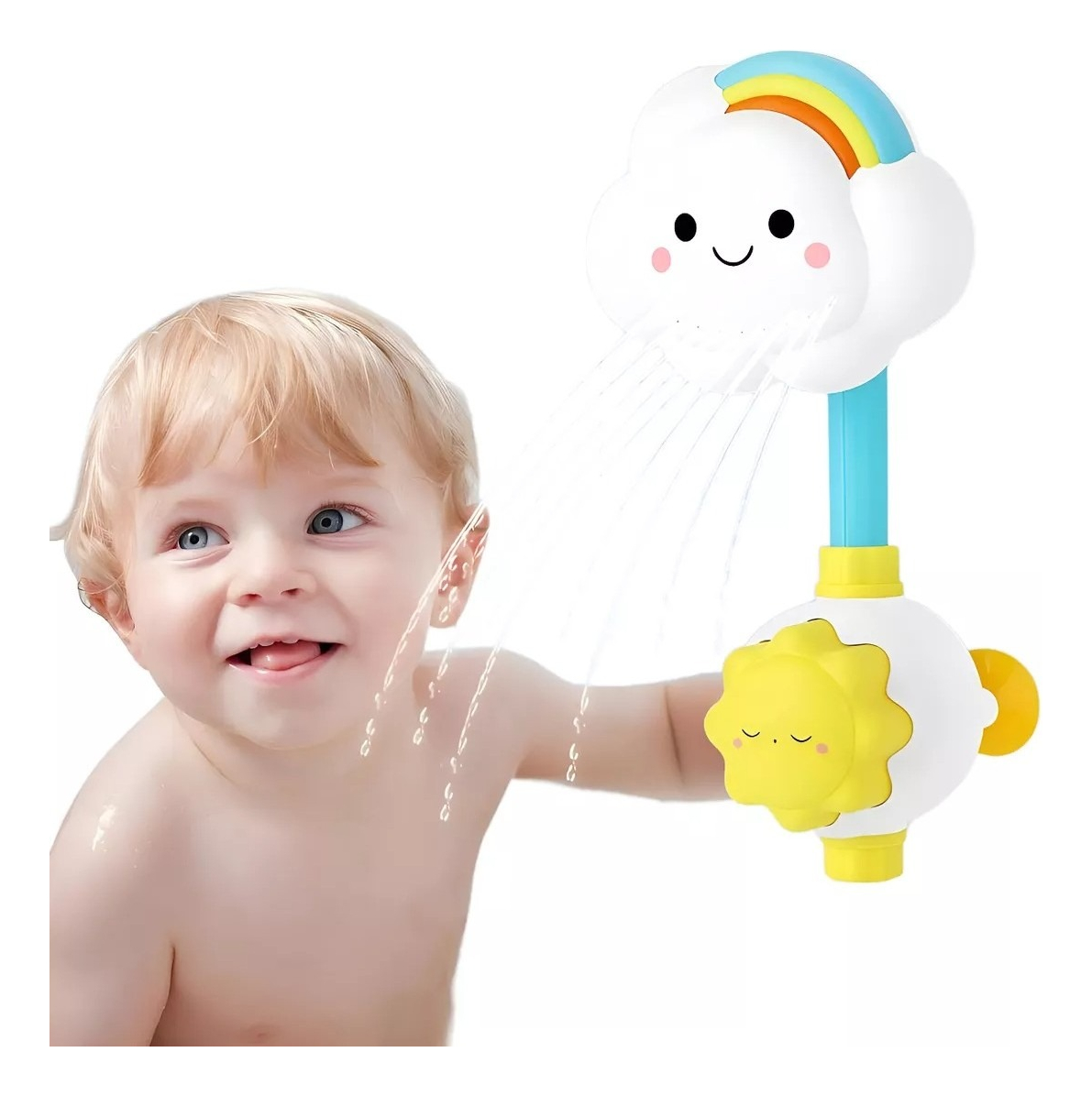JUGUETE BAÑO DUCHA INFANTIL BAÑERA NUBE BEBE PORTATIL LAU - 7