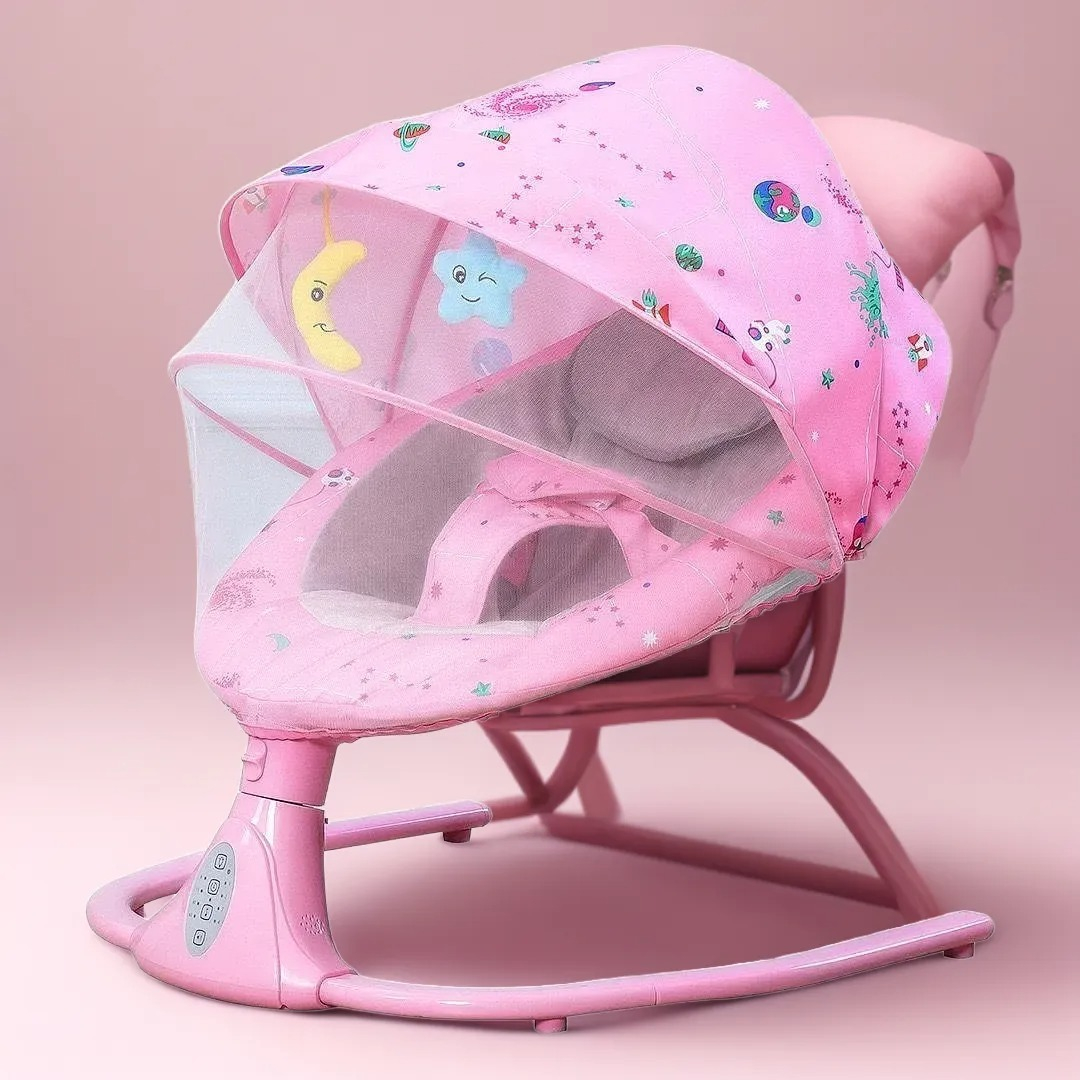 SILLA MECEDORA TIPO CUNA COLUMPIO PORTATIL BEBE LAU - 10
