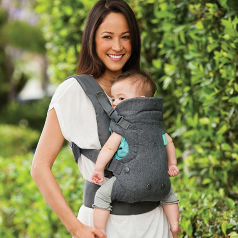PORTABEBE CANGURERA CARGADOR ERGONOMICO INFANTIL BEBE LAU - 7