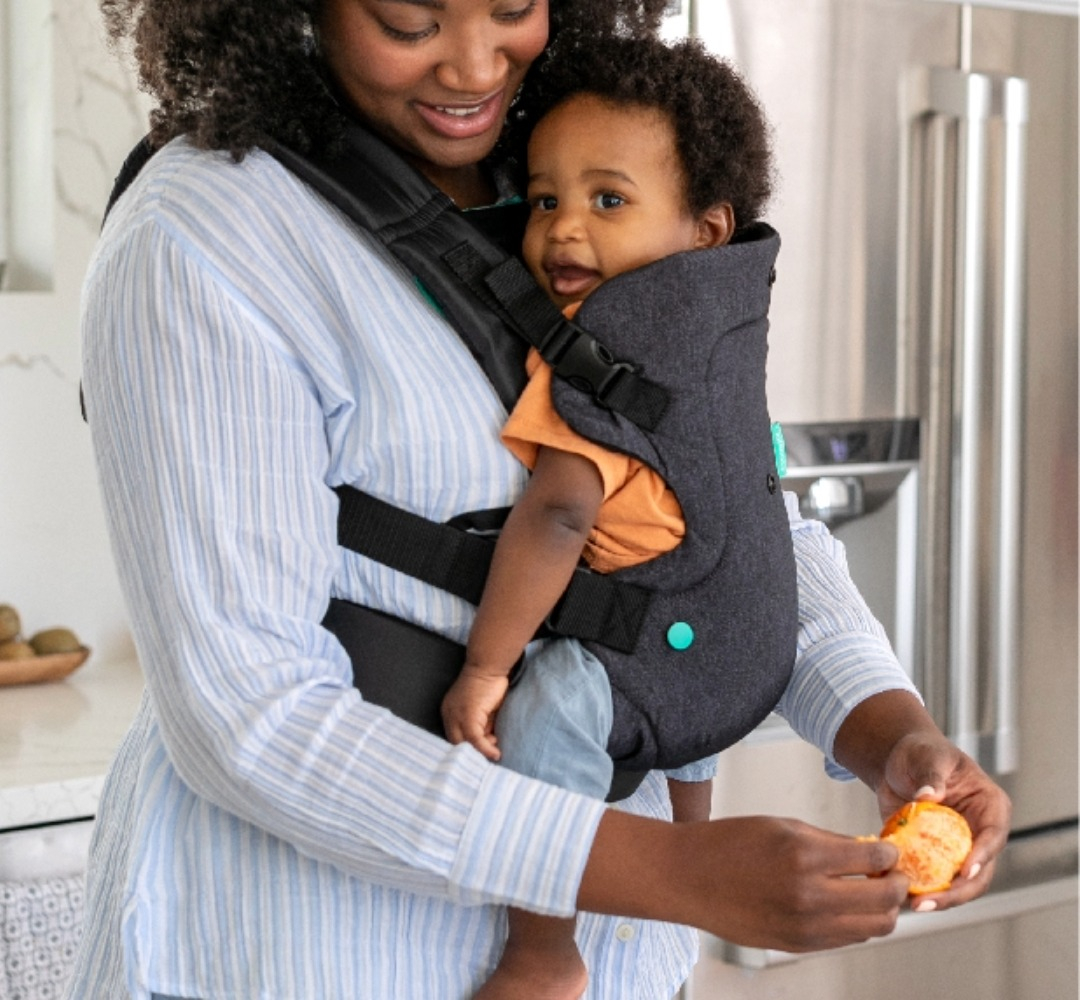 PORTABEBE CANGURERA CARGADOR ERGONOMICO INFANTIL BEBE LAU - 10
