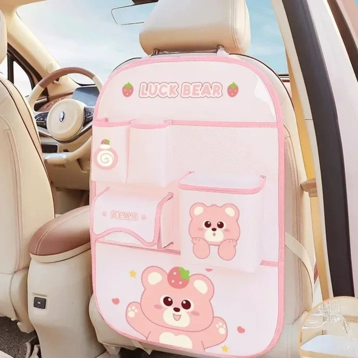 ORGANIZADOR PARA RESPALDO DE ASIENTO TRASERO BOLSILLOS LAU - 6