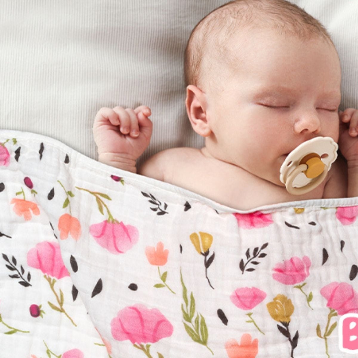 MANTA DE APEGO MUSELINA SUAVE LIGERA PARA BEBE LAU - 3