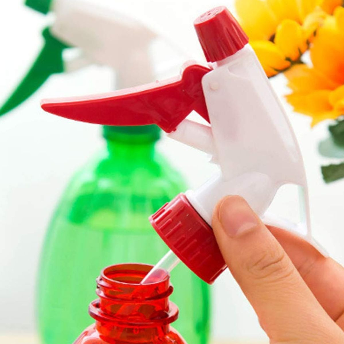 SET 10 BOTELLAS ROCIADOR PULVERIZADORA DE PLASTICO LAU - 7