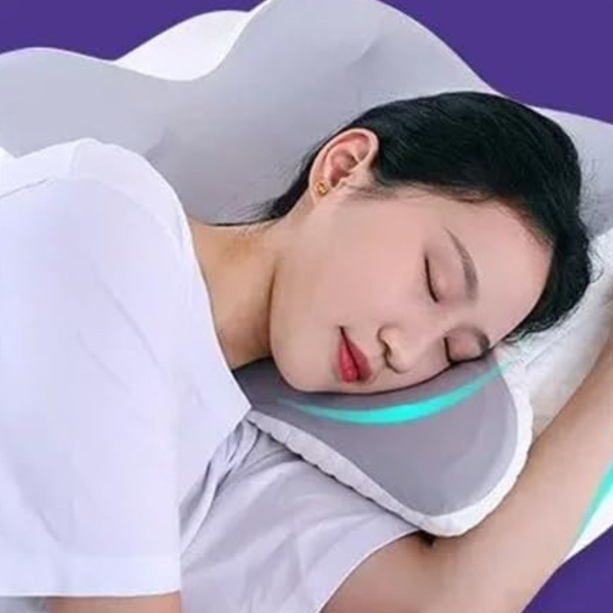 ALMOHADA ORTOPEDICA CERVICAL FORMA MARIPOSA ERGONOMICA LAU - 2