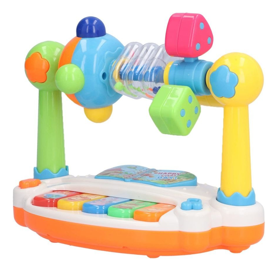 JUGUETE INTERACTIVO PIANO MUSICAL 4EN11 PARA BEBES LAU - 1