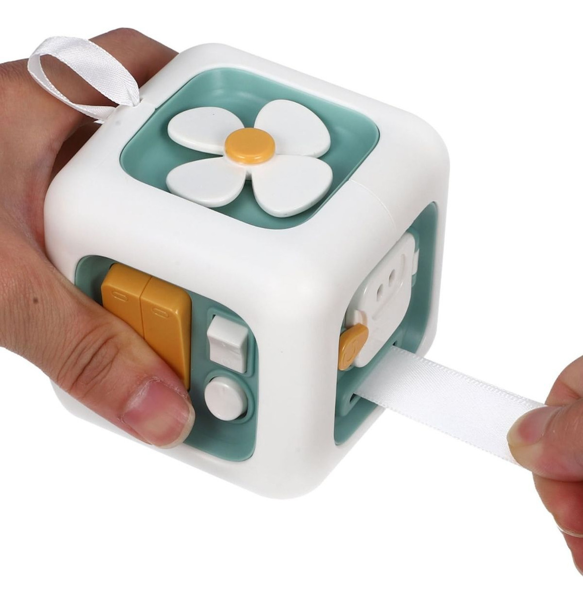 SET 2 JUGUETE CUBO DIDACTICO SENSORIAL ACTIVIDADES BEBE LAU - 5