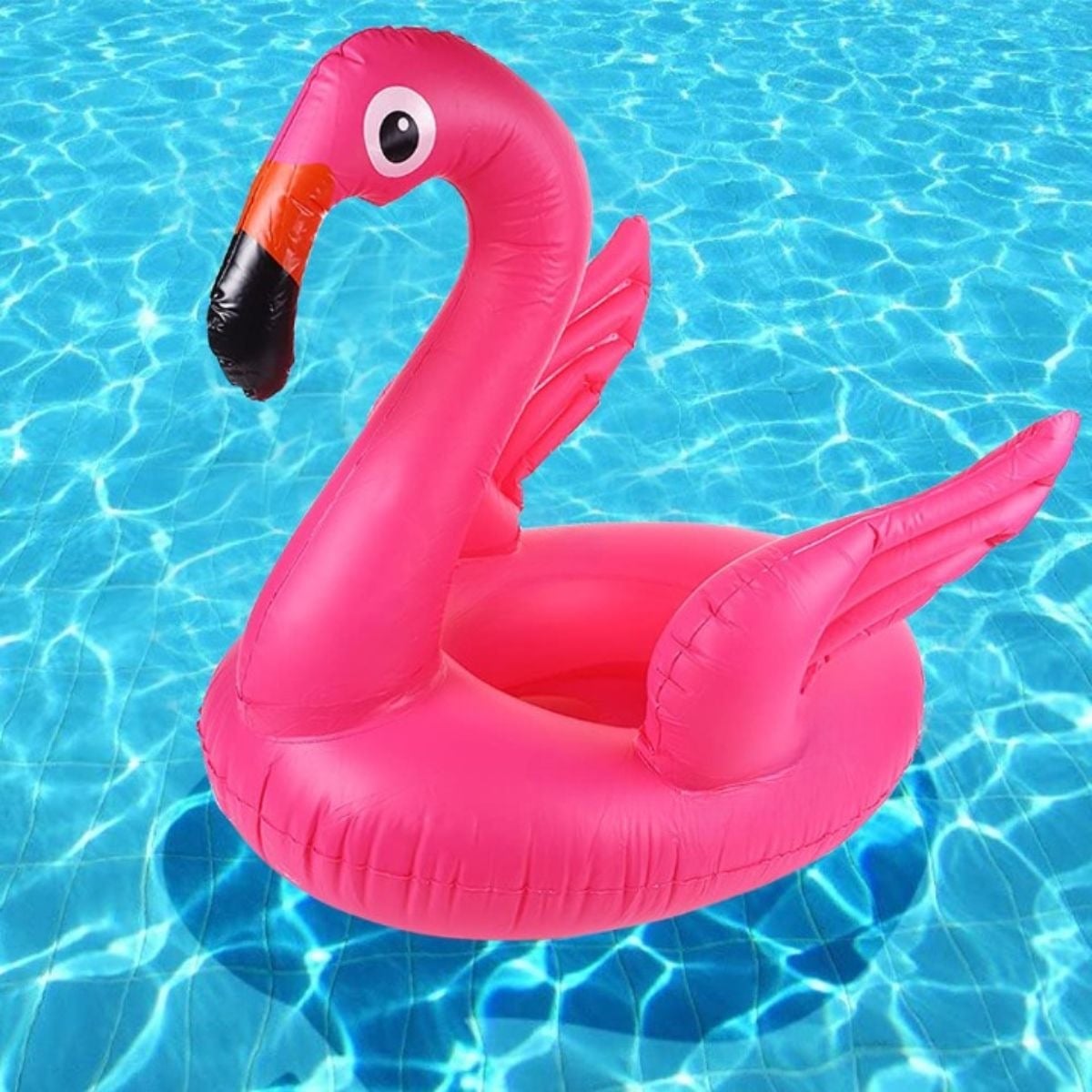 SET 3 FLOTADOR INFLABLE FLAMENCO PARA NIÑA PISCINA PLAYA LAU - 2