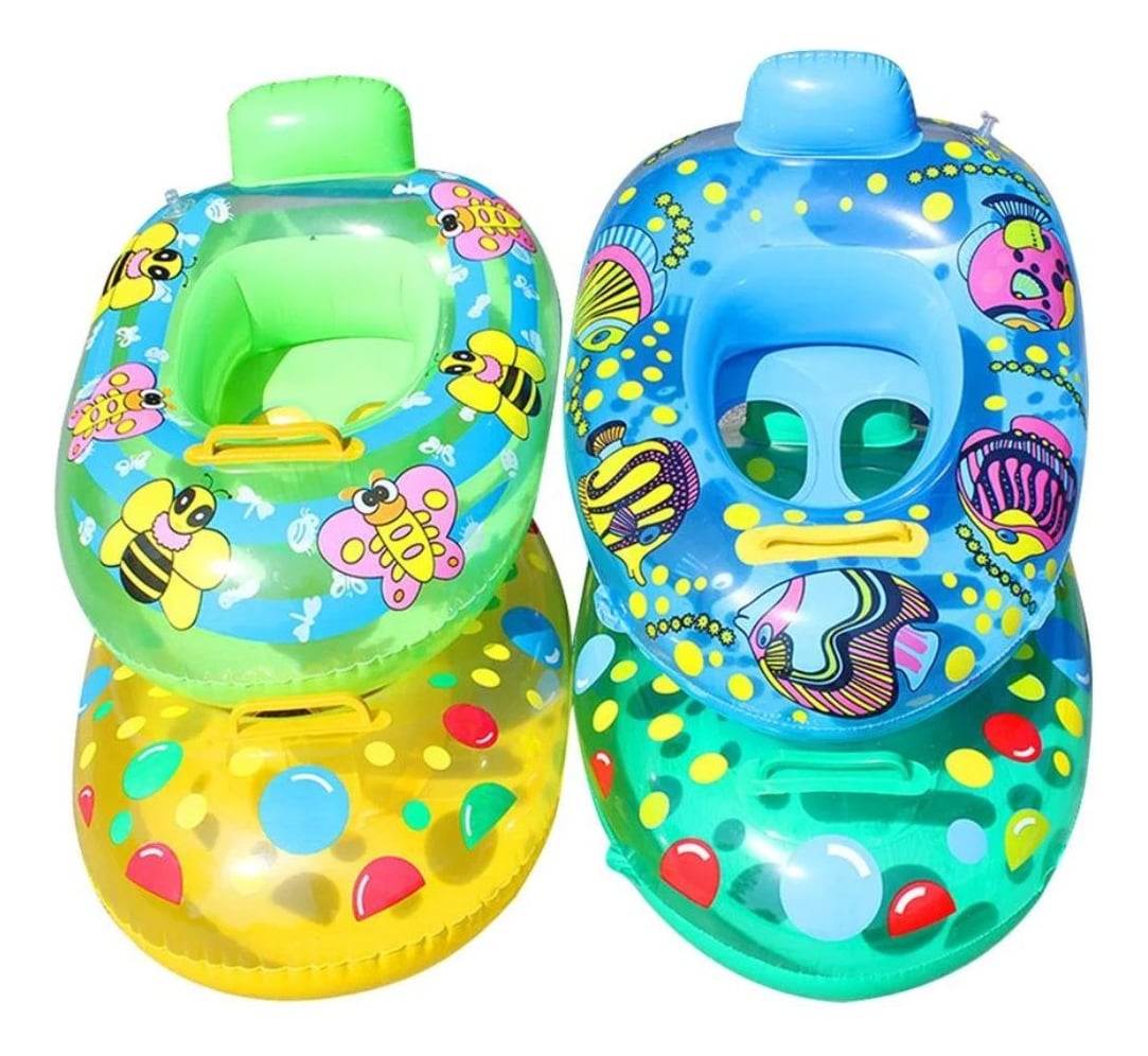 SET 3 FLOTADOR INFLABLE DE PISCINA PLEGABLE NIÑOS VERANO LAU - 1