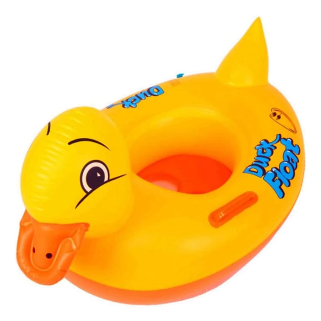 SET 3 FLOTADOR INFLABLE FORMA DE PATO PARA BEBE LAU - 1