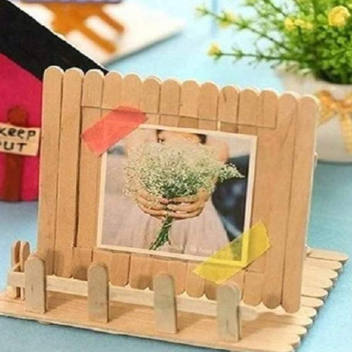 SET 8 PACK PALETAS MADERA DEPILACION MANUALIDADES LAU - 3