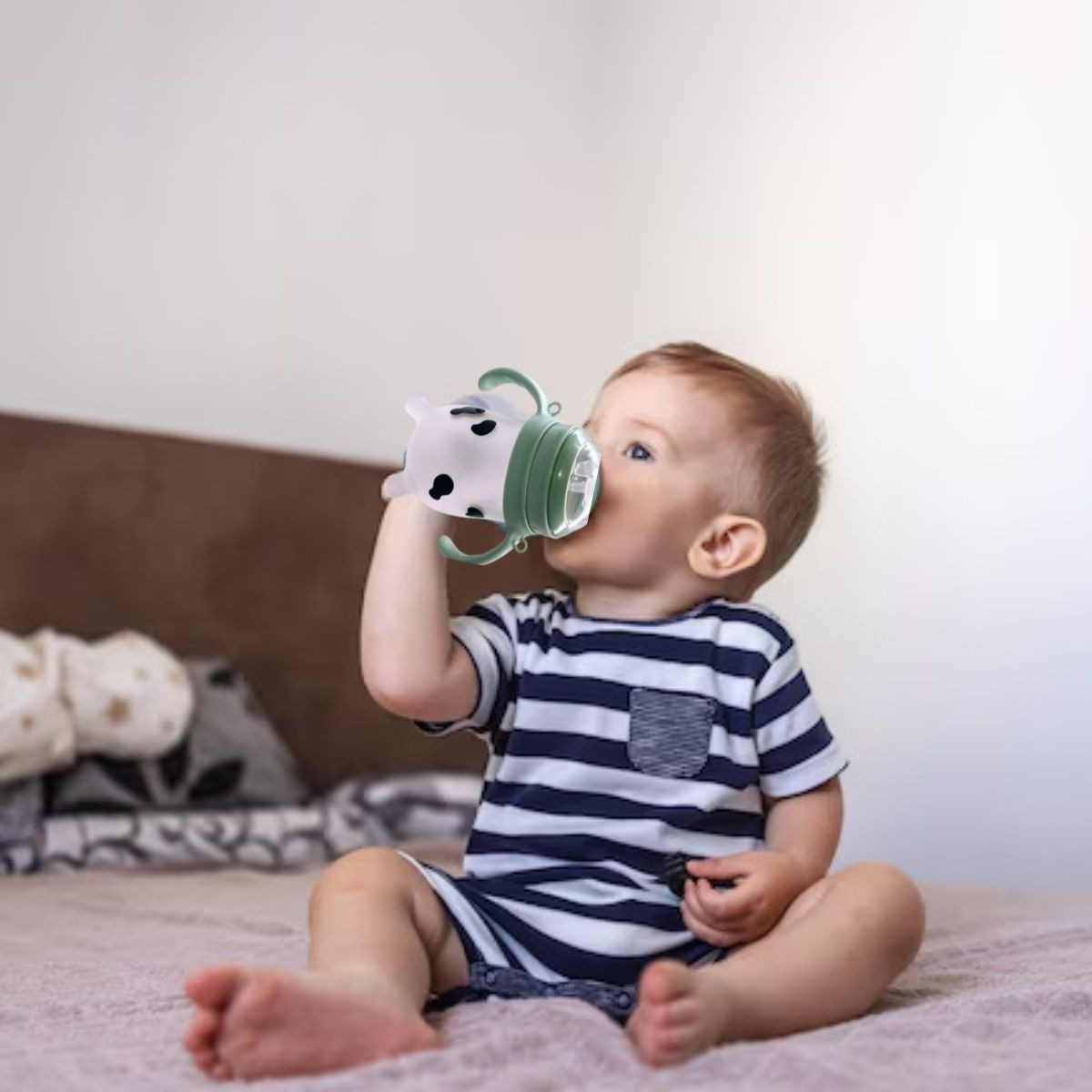 MAMADERA BIBERON ANTICOLICOS 330ML DISEÑO INFANTIL BEBE LAU - 6