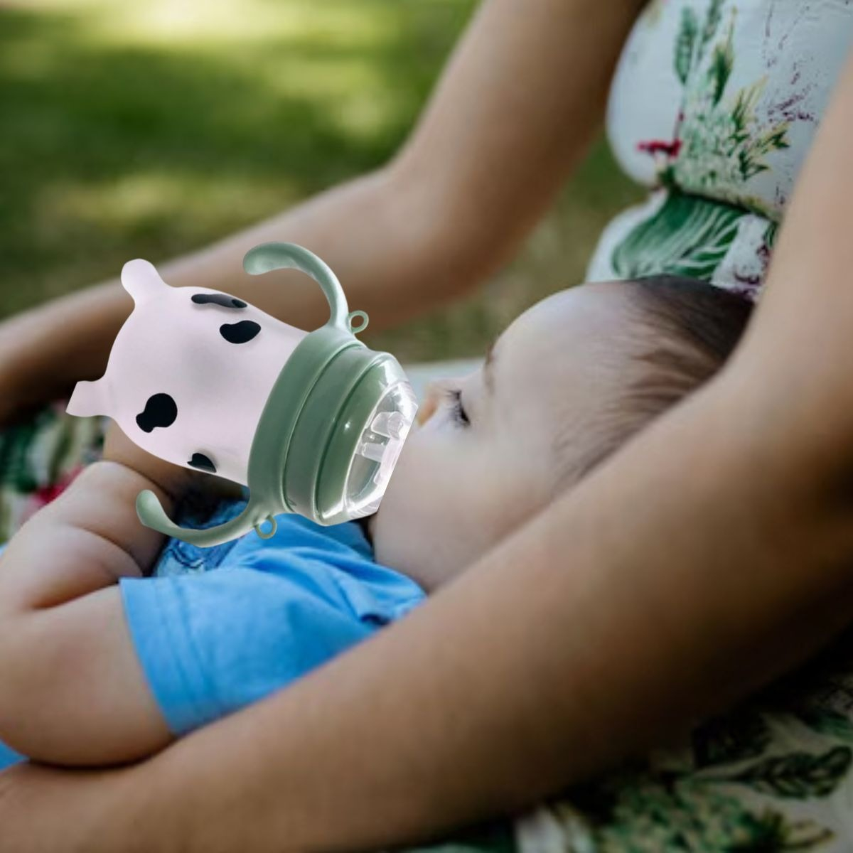 MAMADERA BIBERON ANTICOLICOS 330ML DISEÑO INFANTIL BEBE LAU - 8