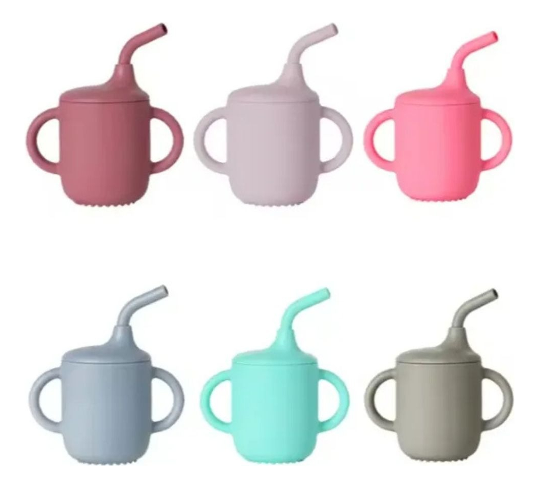 SET 2 VASO ENTRENADOR ANTIDERRAME CON ASAS BEBE LAU - 7
