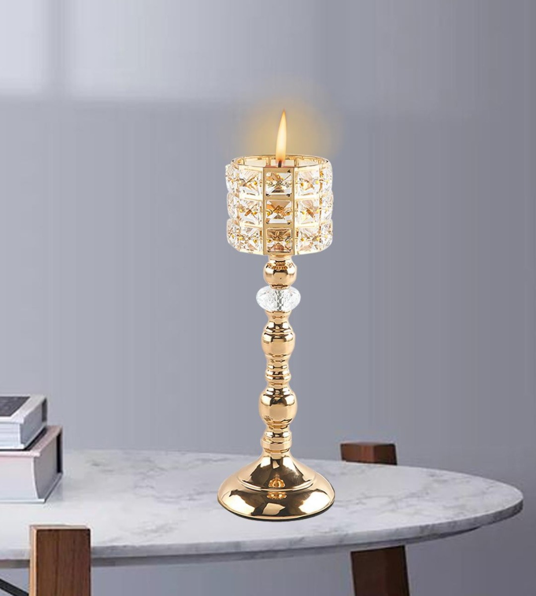 PORTAVELAS CANDELABRO DECORATIVO MODERNO MOSAICO JHN - 8