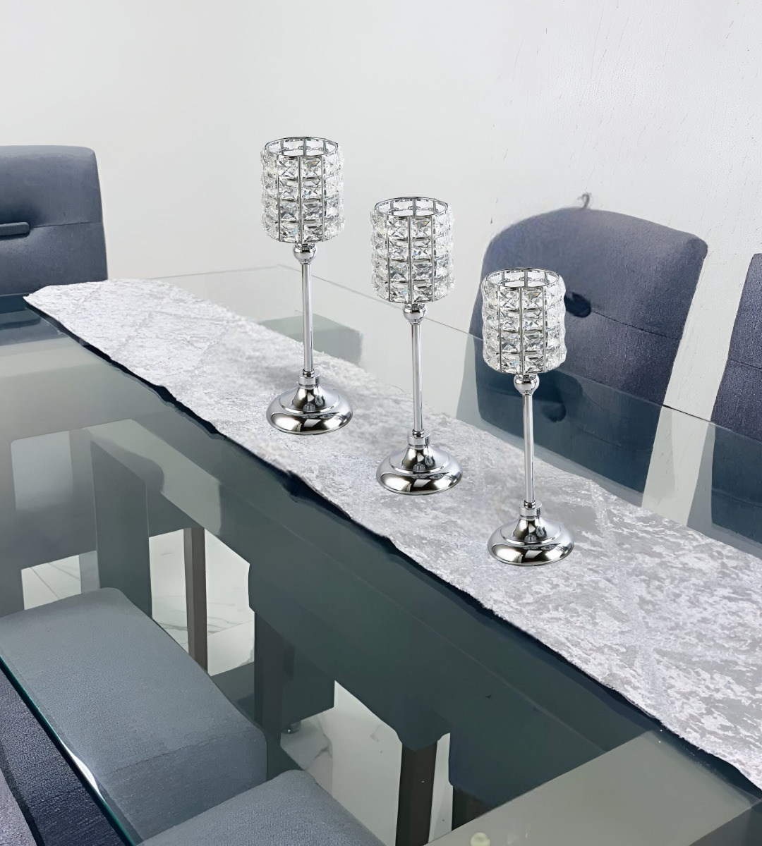 PORTAVELAS CANDELABRO DECORATIVO CENTRO MESA PEDESTAL JHN - 8