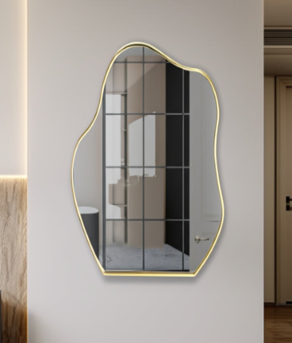 ESPEJO IRREGULAR DECORATIVO PARED MODERNO ASIMÉTRICO JHN - 2