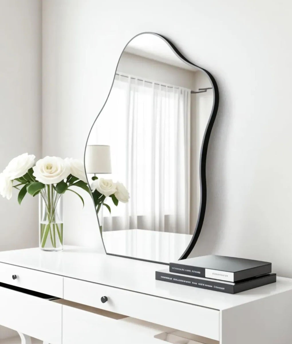 ESPEJO IRREGULAR DECORATIVO PARED MODERNO ASIMÉTRICO JHN - 6
