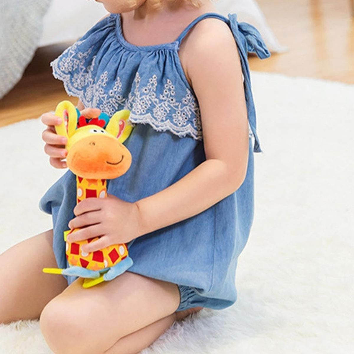 SET 2 SONAJEROS PELUCHE BABY ESTIMULA SENSORIAL LAU - 10