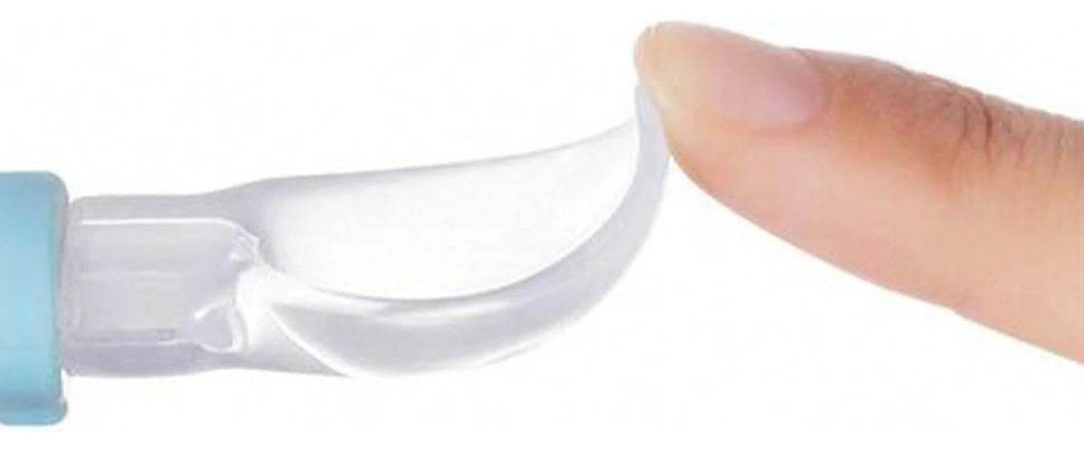 SET 8 CUCHARAS ERGONOMICAS SILICONA FLEXIBLE BEBE LAU - 6