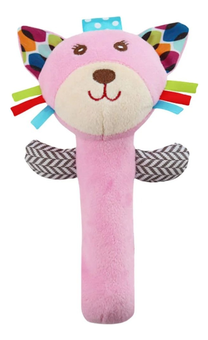 SET 3 SONAJEROS PELUCHE JUGUETES SENSORIAL BEBE LAU - 1