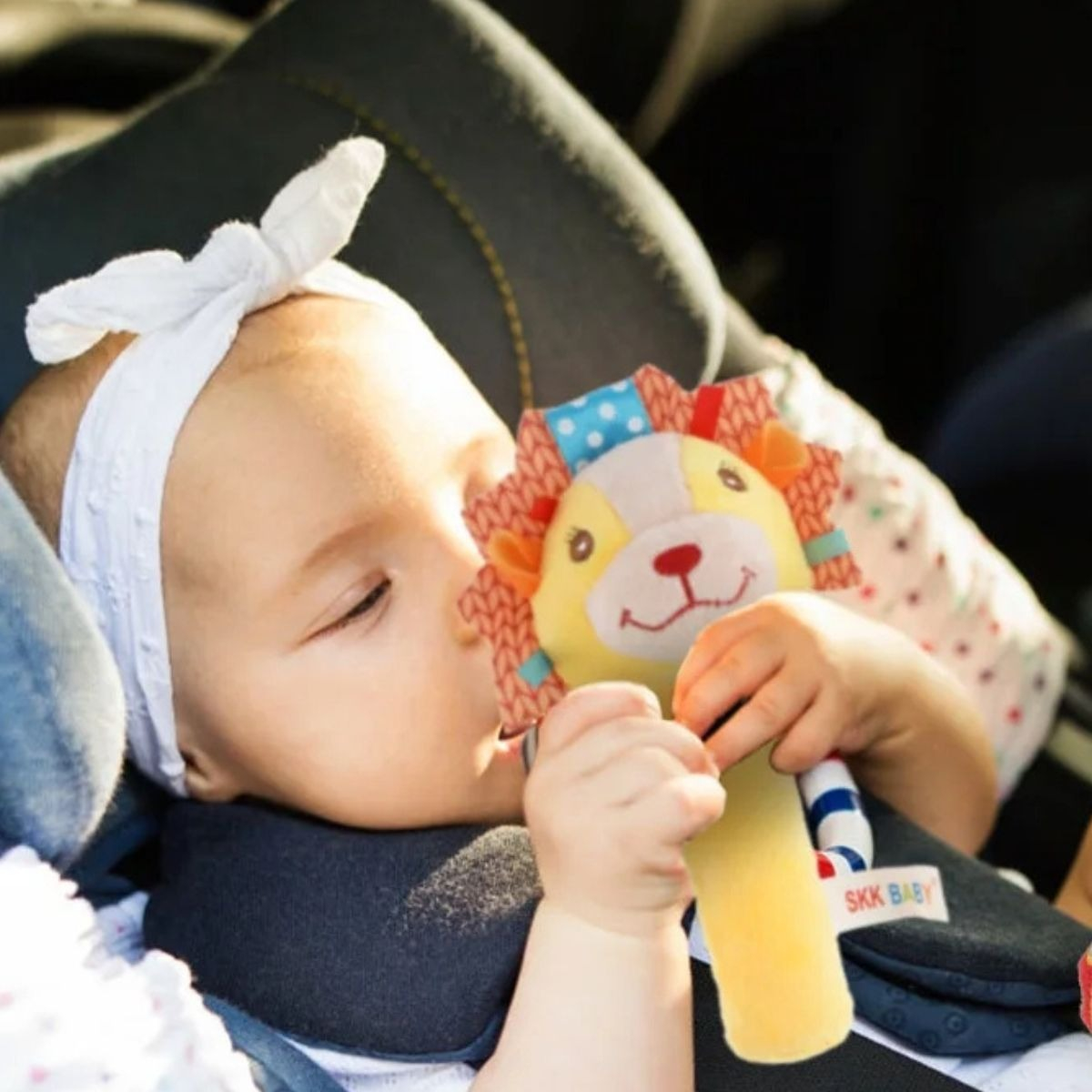 SET 3 SONAJEROS PELUCHE JUGUETES SENSORIAL BEBE LAU - 10