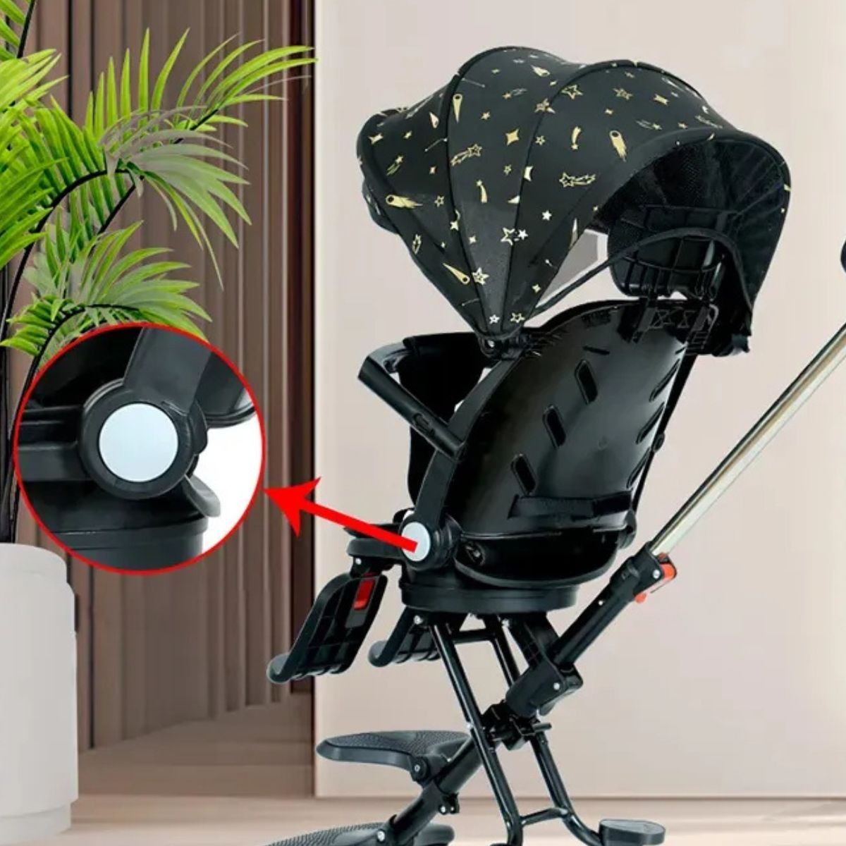 CARRITO CARREOLA PASEO RECLINABLE PLEGABLE BEBE LAU - 5