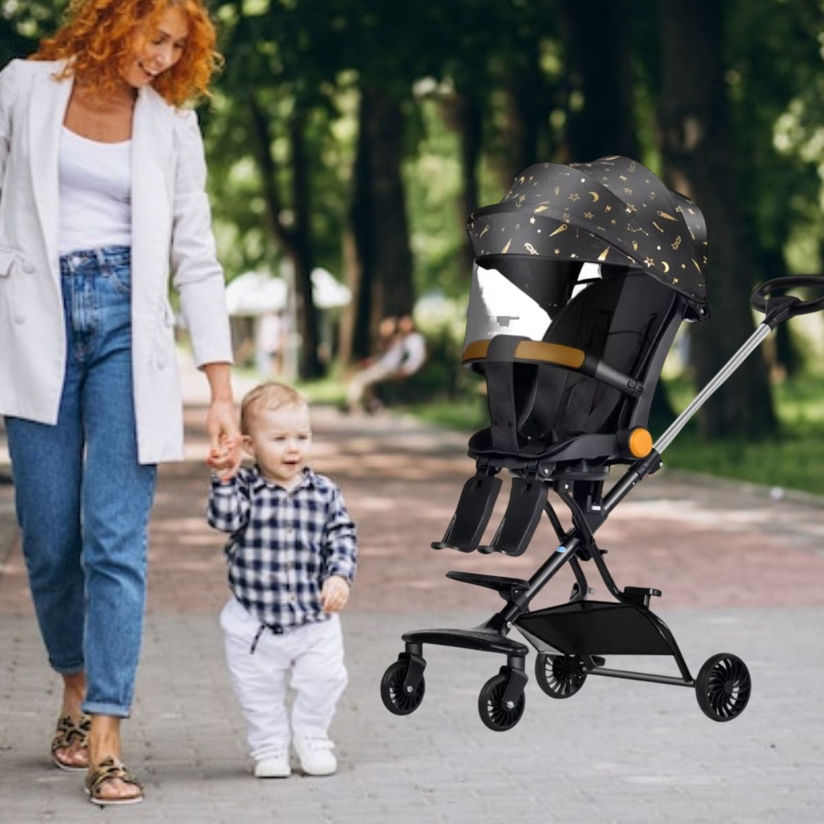 CARRITO CARREOLA PASEO RECLINABLE PLEGABLE BEBE LAU - 9