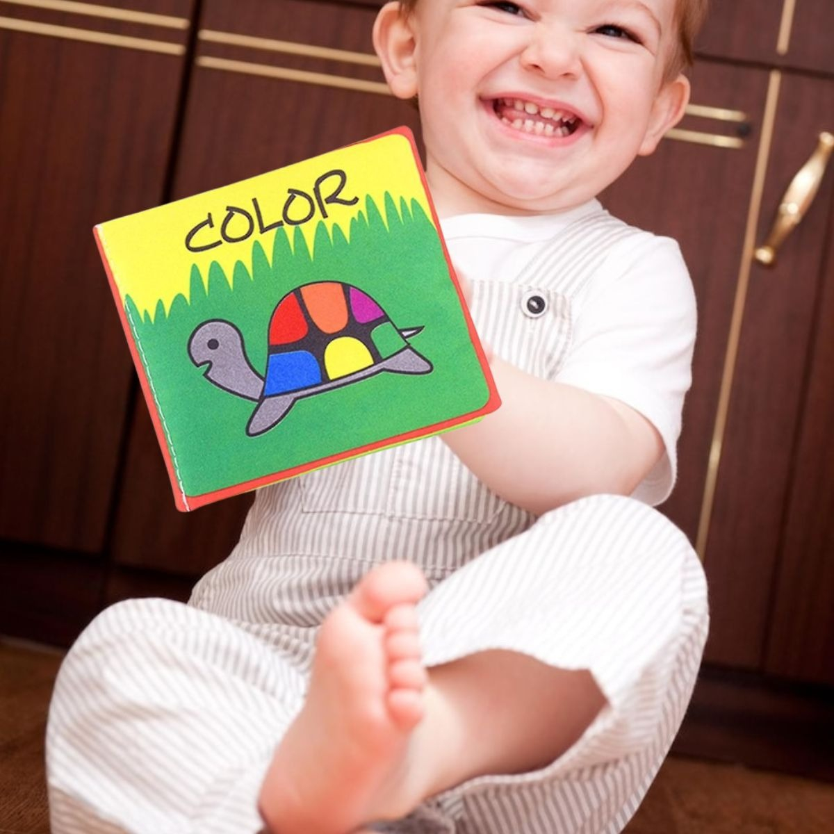 JUGUETE SENSORIAL LIBRO DE TELA DESARROLLO BEBE LAU - 3