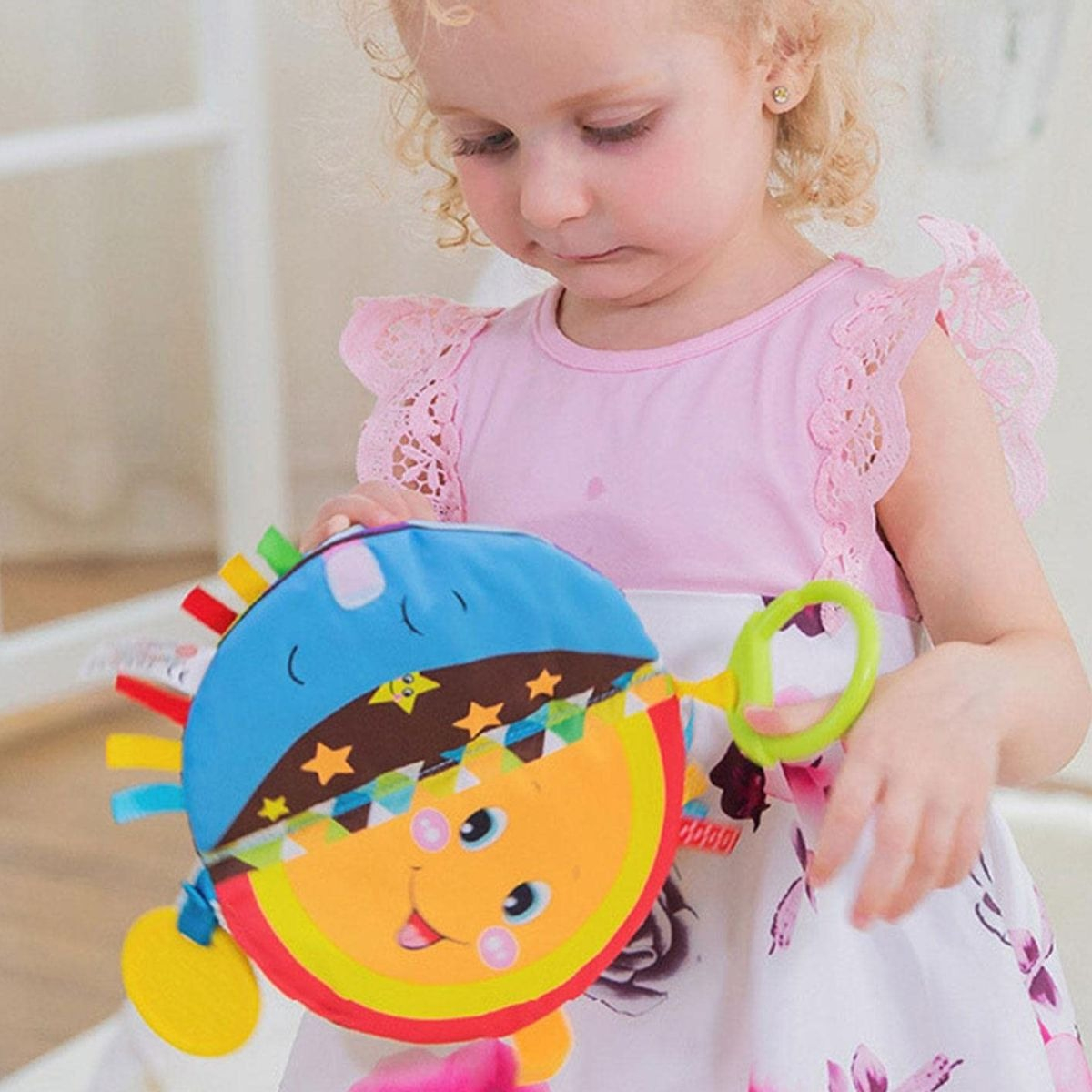 JUGUETE LIBRO DE TELA EDUCATIVO INTERACTIVO BEBE LAU - 9