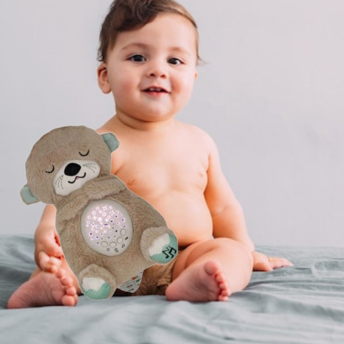 PELUCHE OSO LUMINOSO AYUDA DORMIR MUSICAL LUCES BEBE LAU - 3