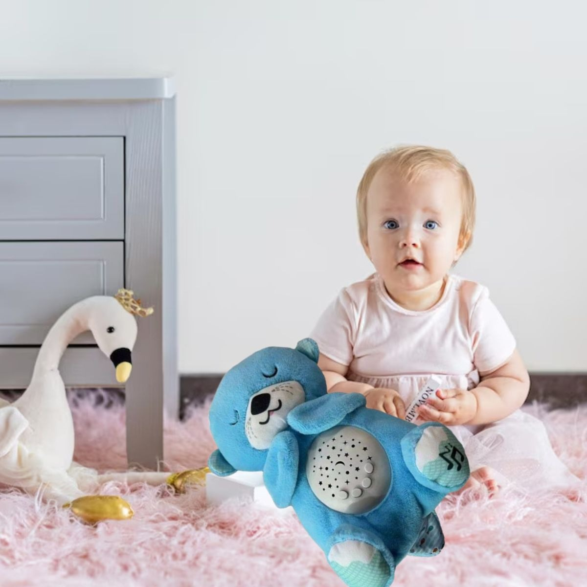 PELUCHE OSO LUMINOSO AYUDA DORMIR MUSICAL LUCES BEBE LAU - 6