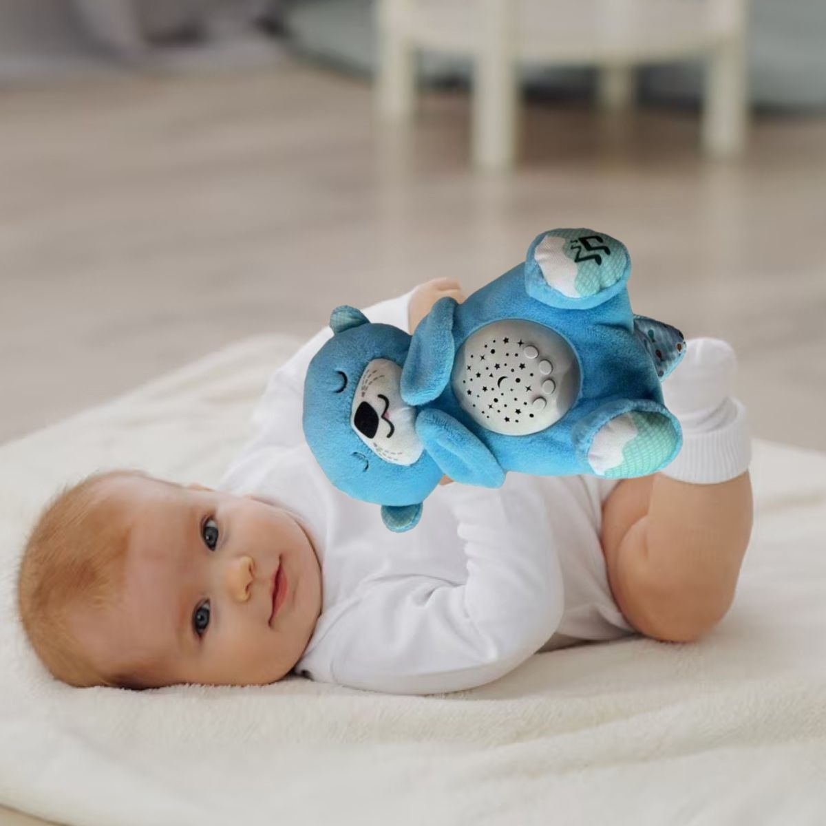 PELUCHE OSO LUMINOSO AYUDA DORMIR MUSICAL LUCES BEBE LAU - 7