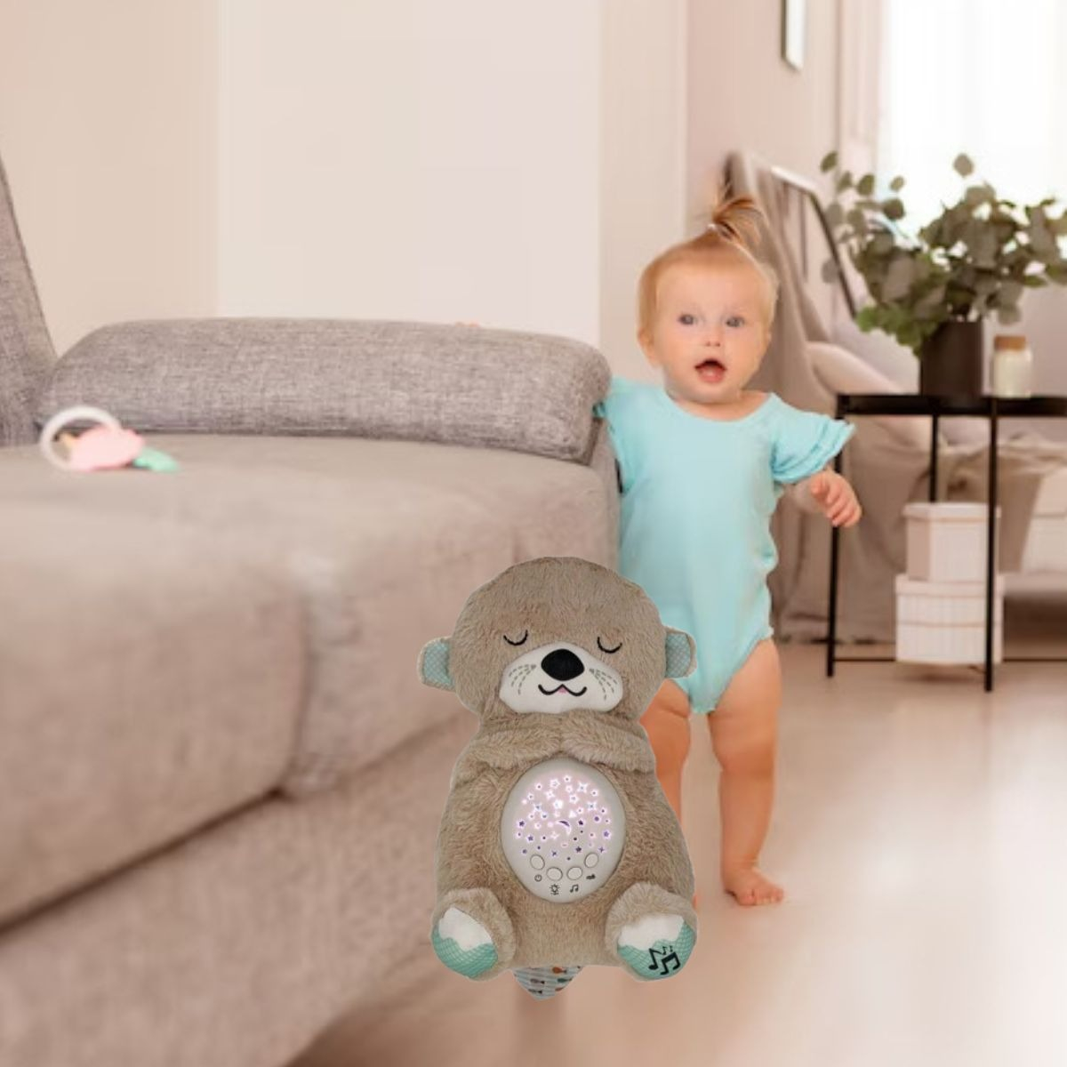 PELUCHE OSO LUMINOSO AYUDA DORMIR MUSICAL LUCES BEBE LAU - 8