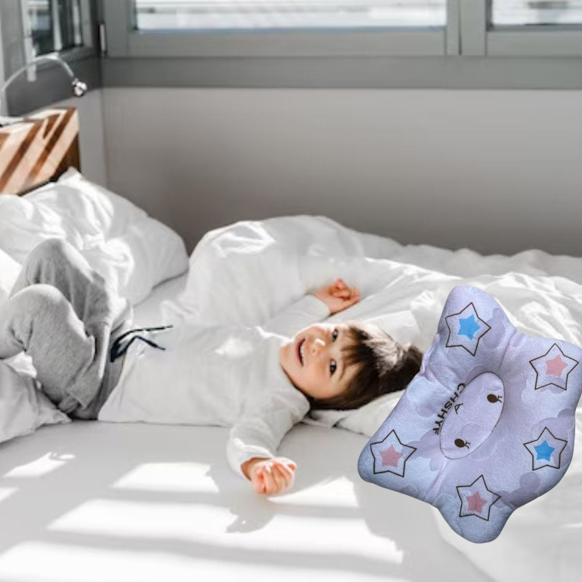 SET 3 ALMOHADAS INFANTILES FORMA ESTRELLA SUAVE DESCANSO LAU - 9