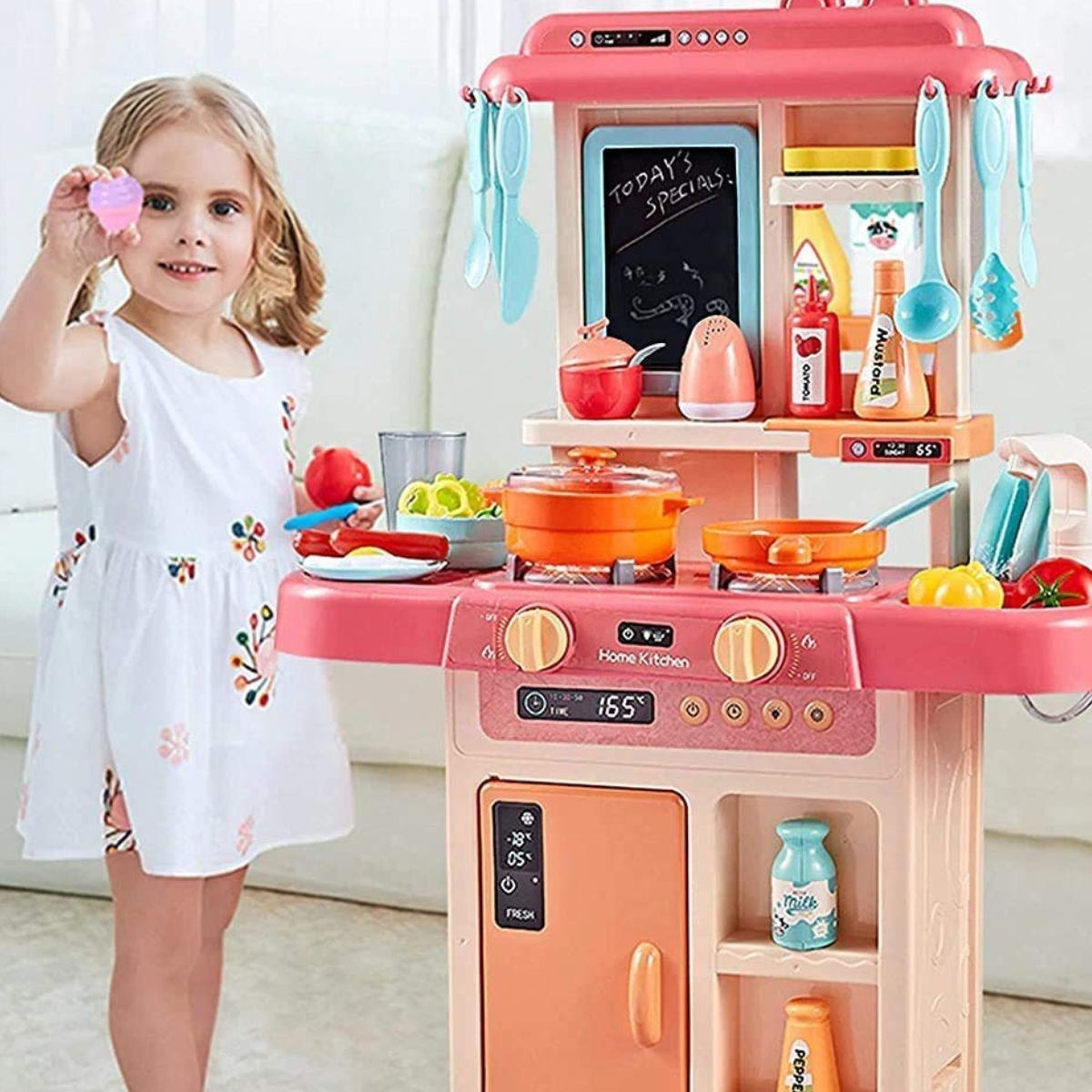 JUGUETE COCINA LUCES SONIDO INTERACTIVO CREATIVO NIÑOS LAU - 8