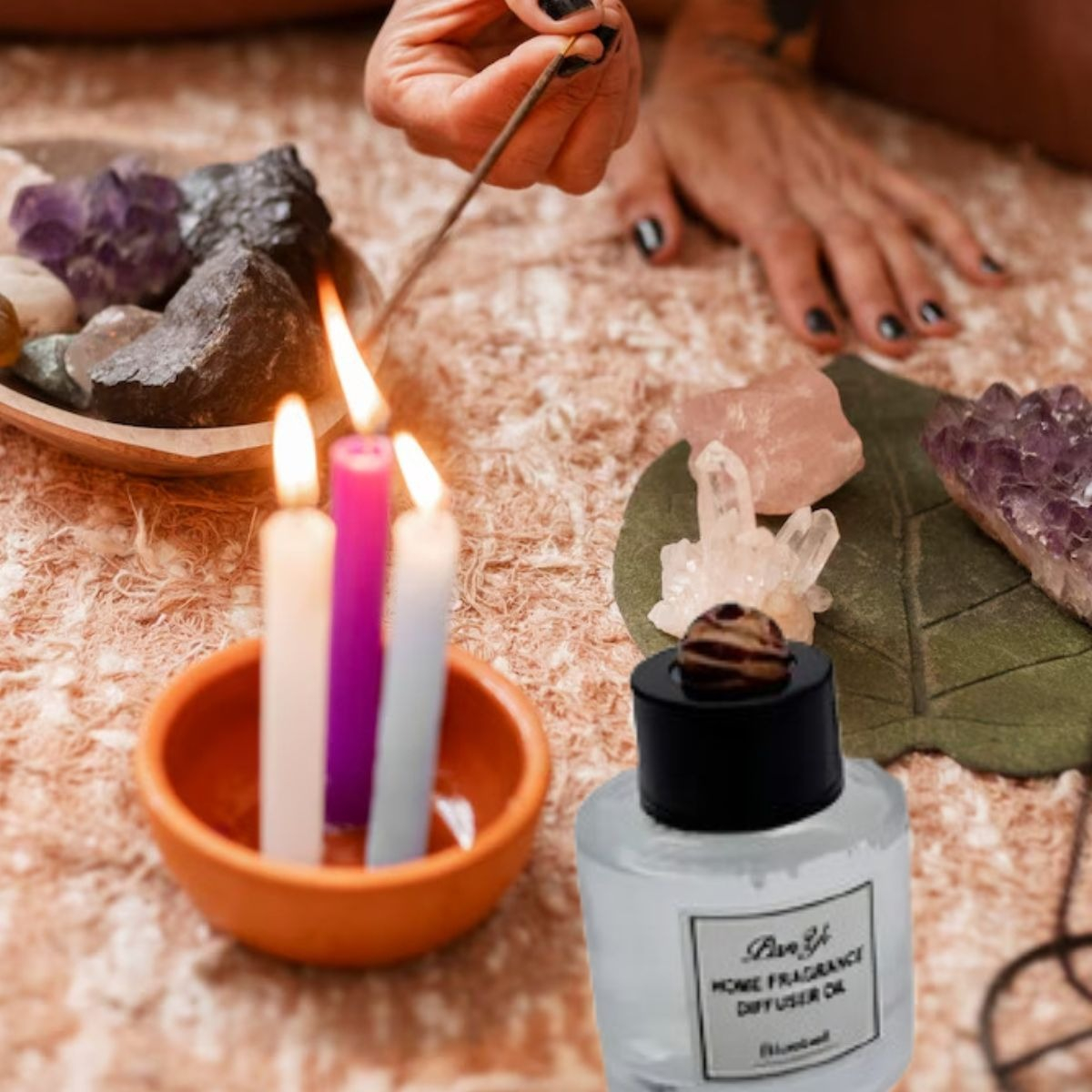 SET 3 AMBIENTADOR AROMATICO DIFUSOR VARILLA DURADERA JHN - 5