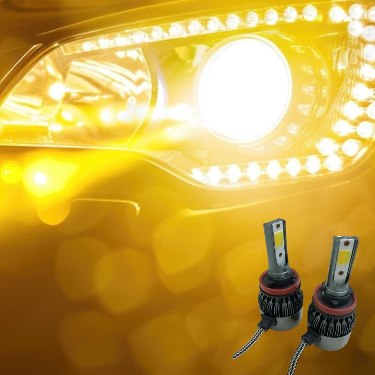 AMPOLLETA LED AUTO SISTEMA ENFRIAMIENTO ALTA VELOCIDAD JHN - 2