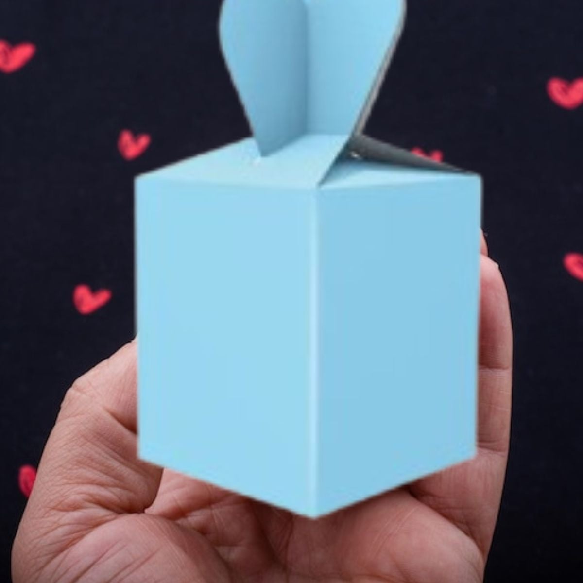 SET 6 CAJA REGALO DULCES COTILLON DISEÑO CORAZON EVENTOS JHN - 4