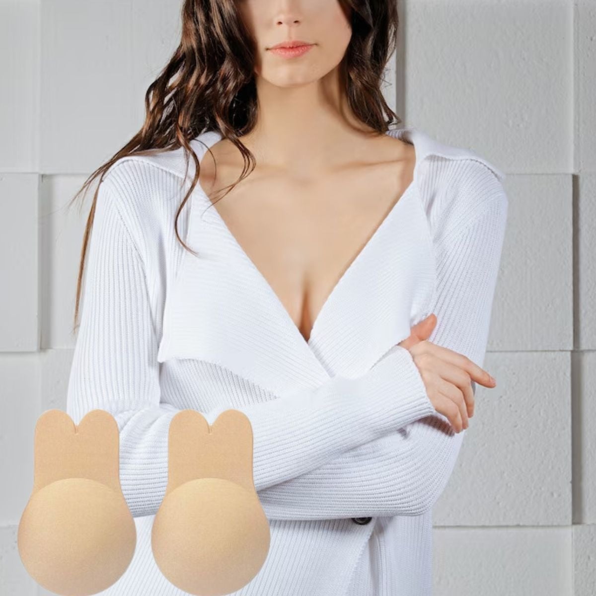 SET 5 LEVANTA BUSTO AUTOADHESIVA REUTILIZABLE INVISIBLE JHN - 2