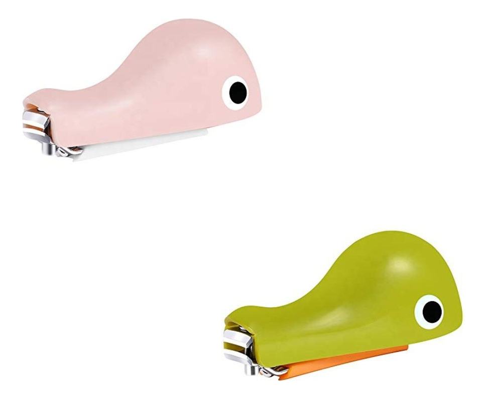 SET 8 CORTAUÑAS FORMA BALLENA DIVERTIDO INFANTIL BEBE LAU - 5