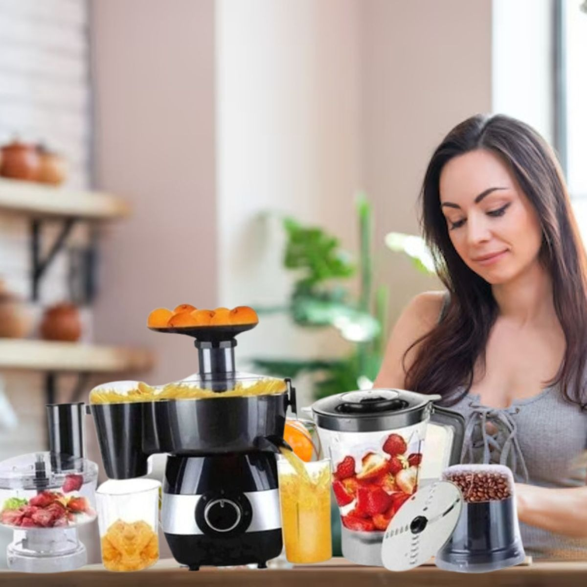EXPRIMIDOR D JUGOS 6 EN 1 EXTRACTOR FRUTA VERDURA COCINA LAU - 6