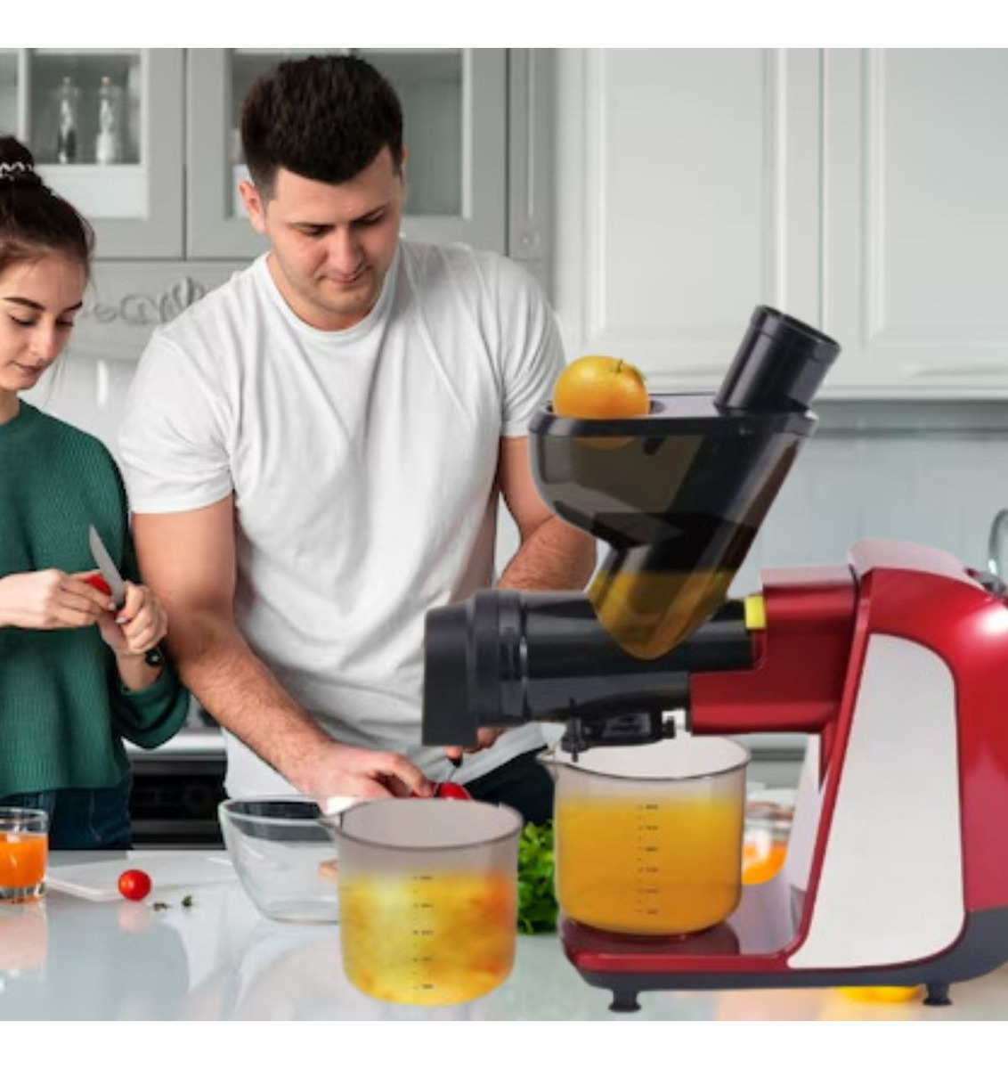 EXPRIMIDOR DE JUGOS LENTO FRUTAS VERUDRAS COCINA LAU - 4