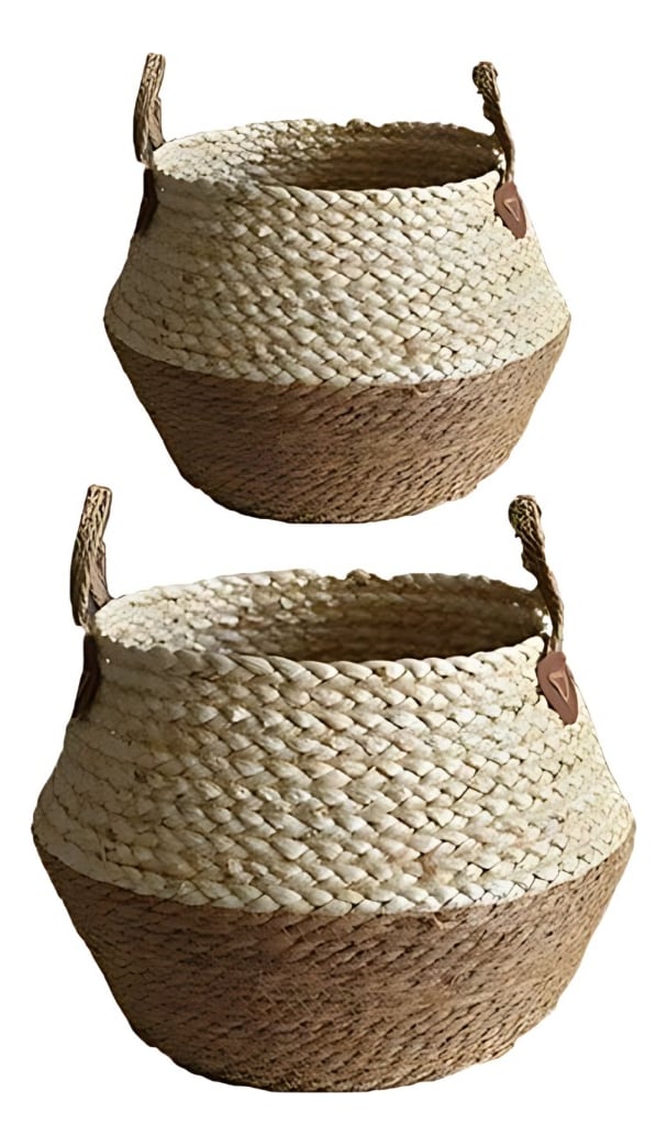 SET MACETERO INTERIOR TEJIDO CUERDA RESISTENTE MACETA JHN - 1