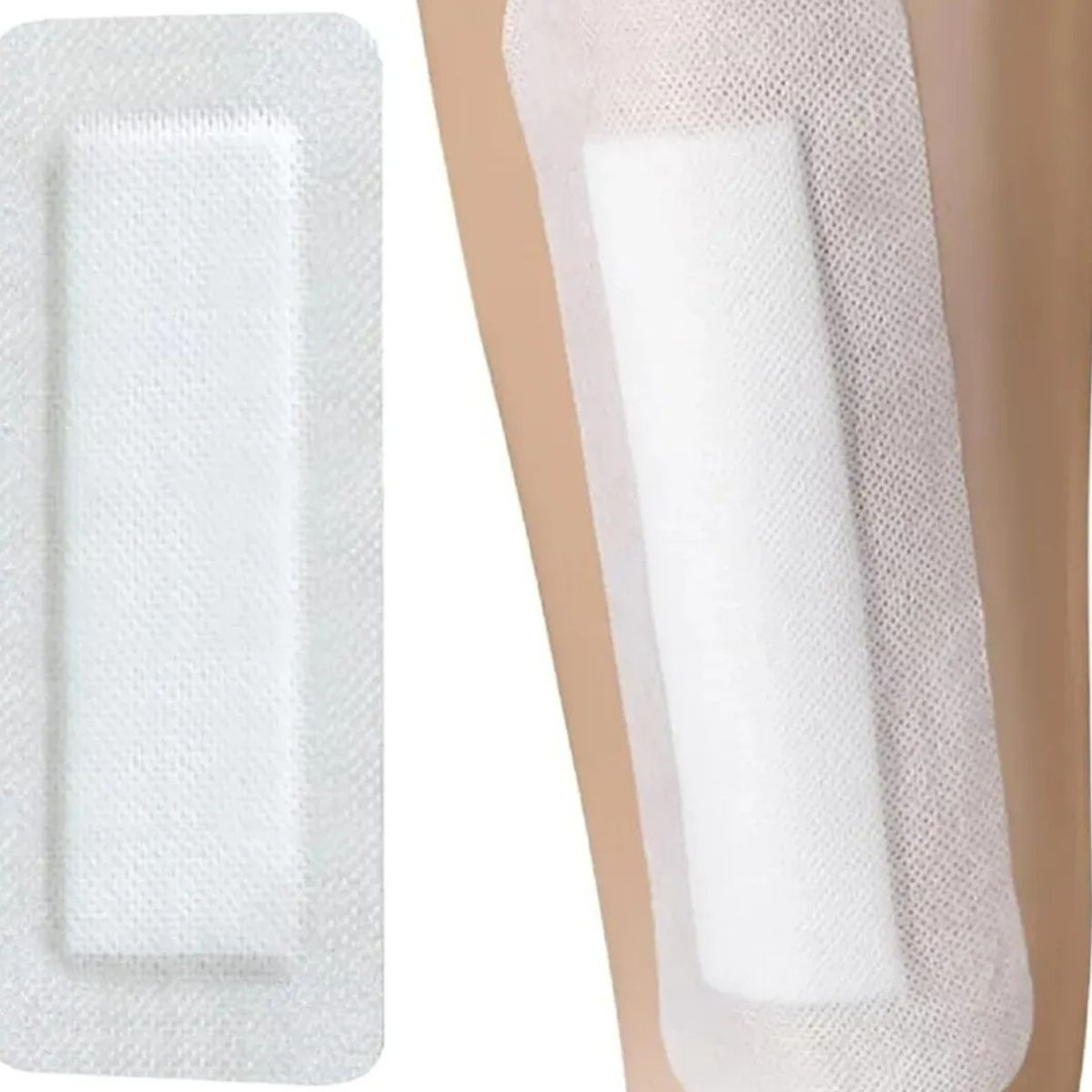 PARCHE CURA GASA ADHESIVA ESTERIL HERIDA SUTURA 15CMX10CM LA - 4