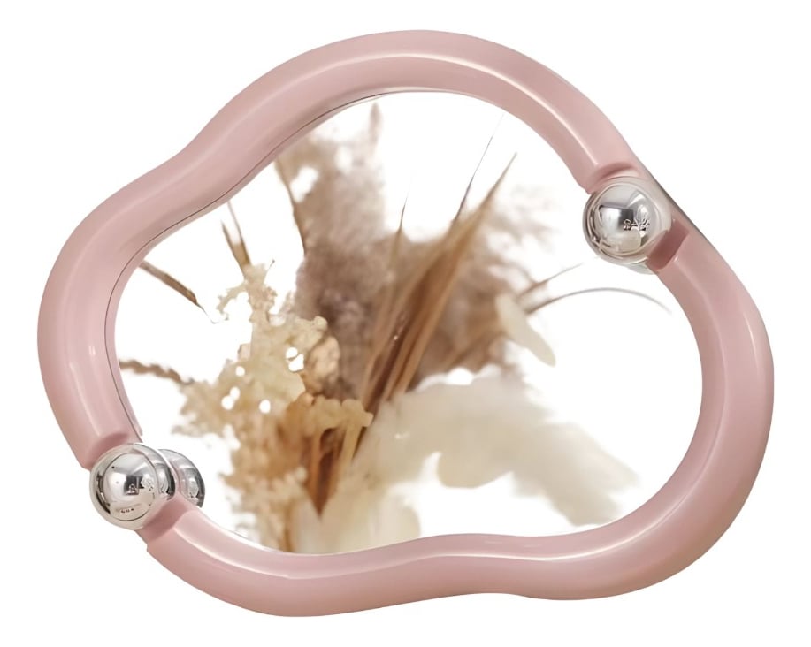 ESPEJO DECORATIVO PLEGABLE NUBE ESTILIZADA COMPACTO JHN - 1