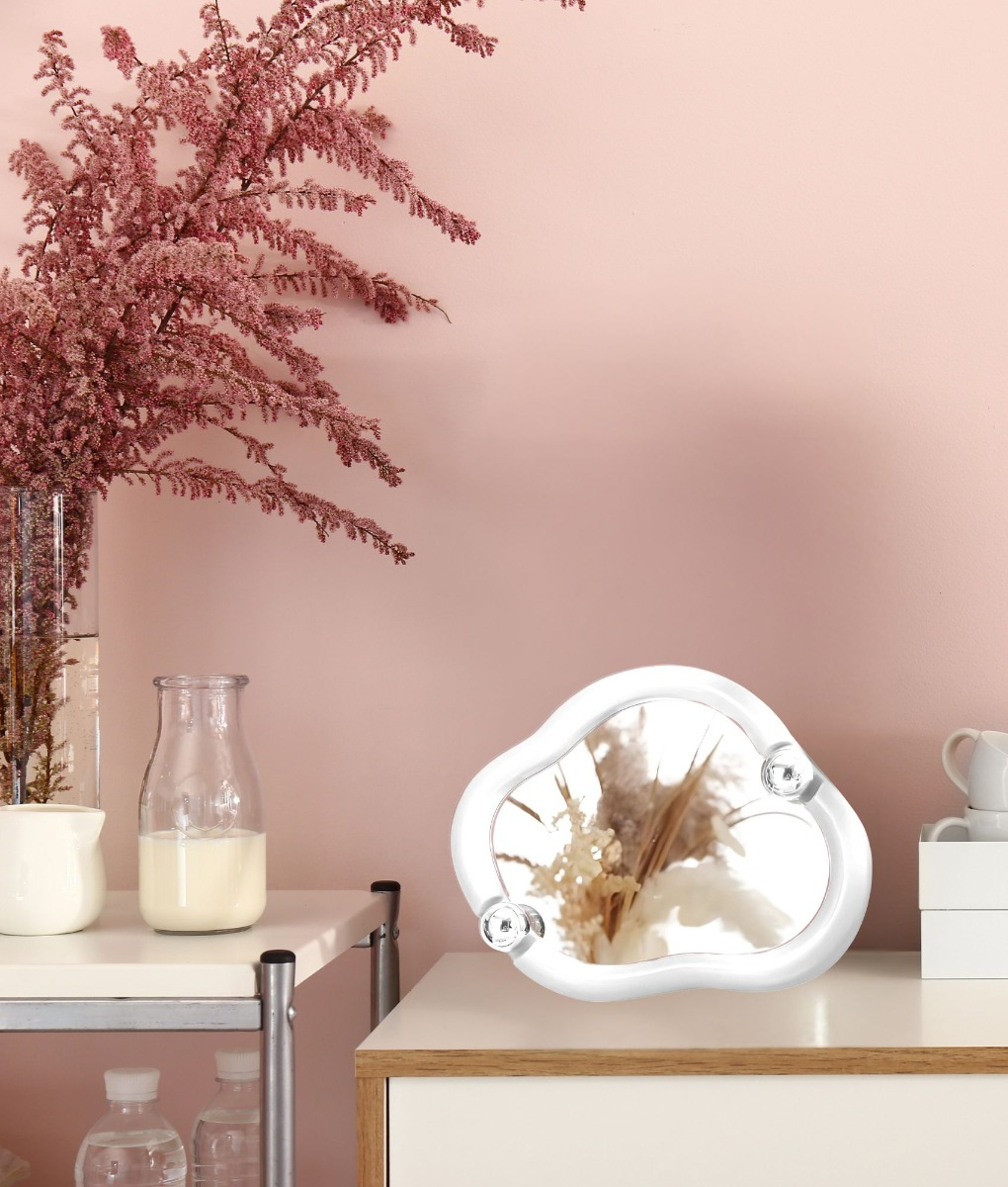 ESPEJO DECORATIVO PLEGABLE NUBE ESTILIZADA COMPACTO JHN - 2