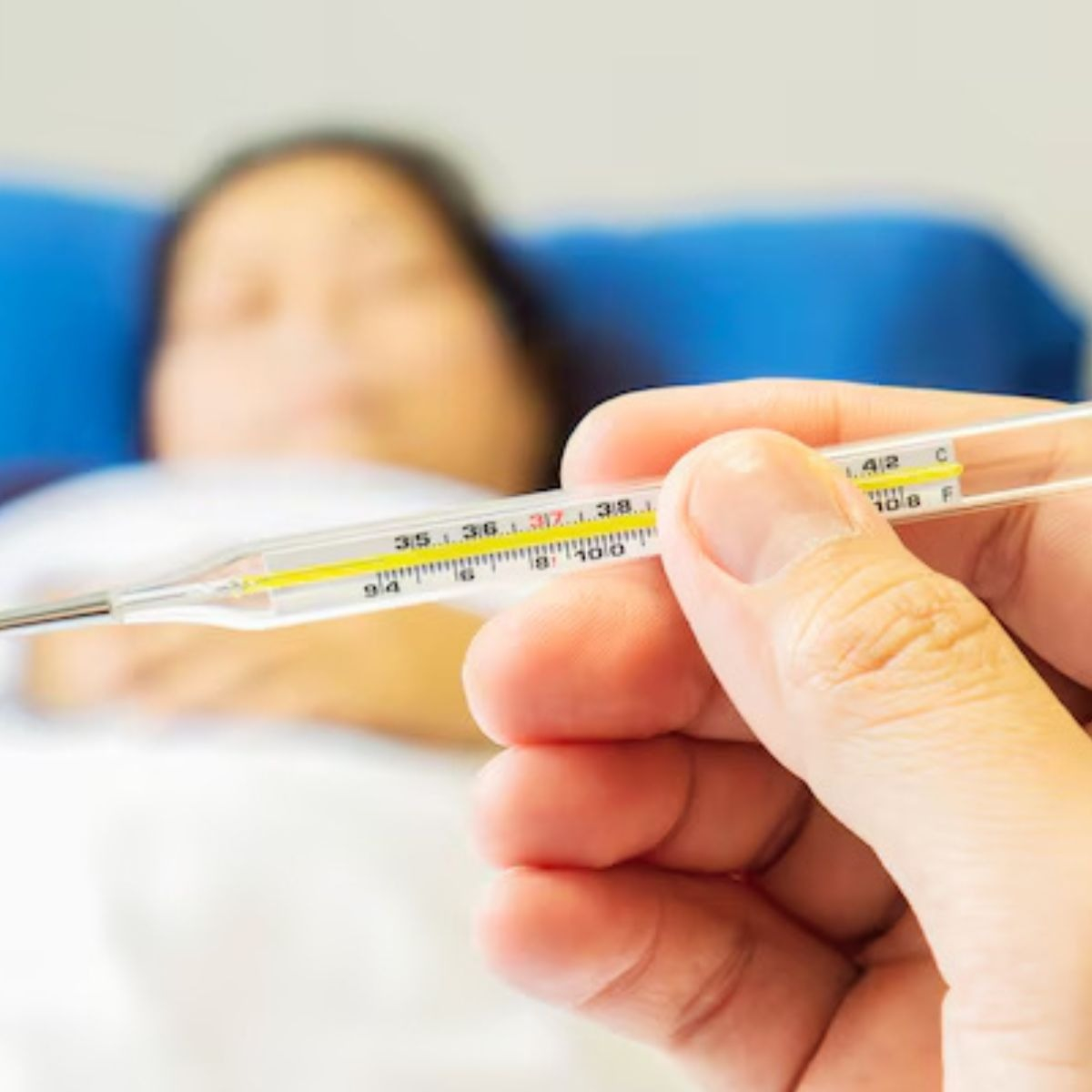 TERMOMETRO DE MERCURIO TEMPERATURA CORPORAL FIEBRE LAU - 7